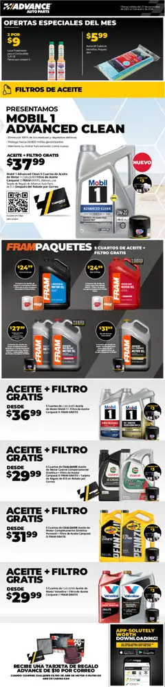 Preview Advance Auto Parts Weekly Ad - Spanish valid from 11/27/2025