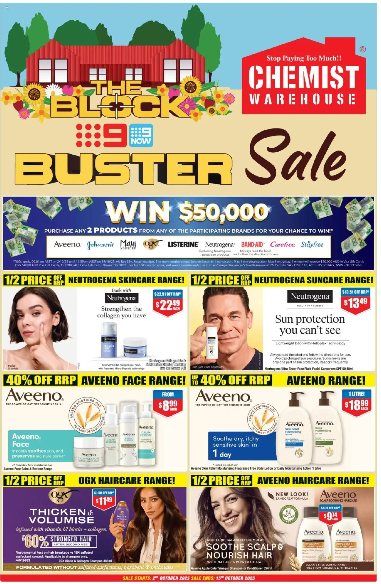 Chemist Warehouse Catalogue - page 1- valid from 02/10/2025