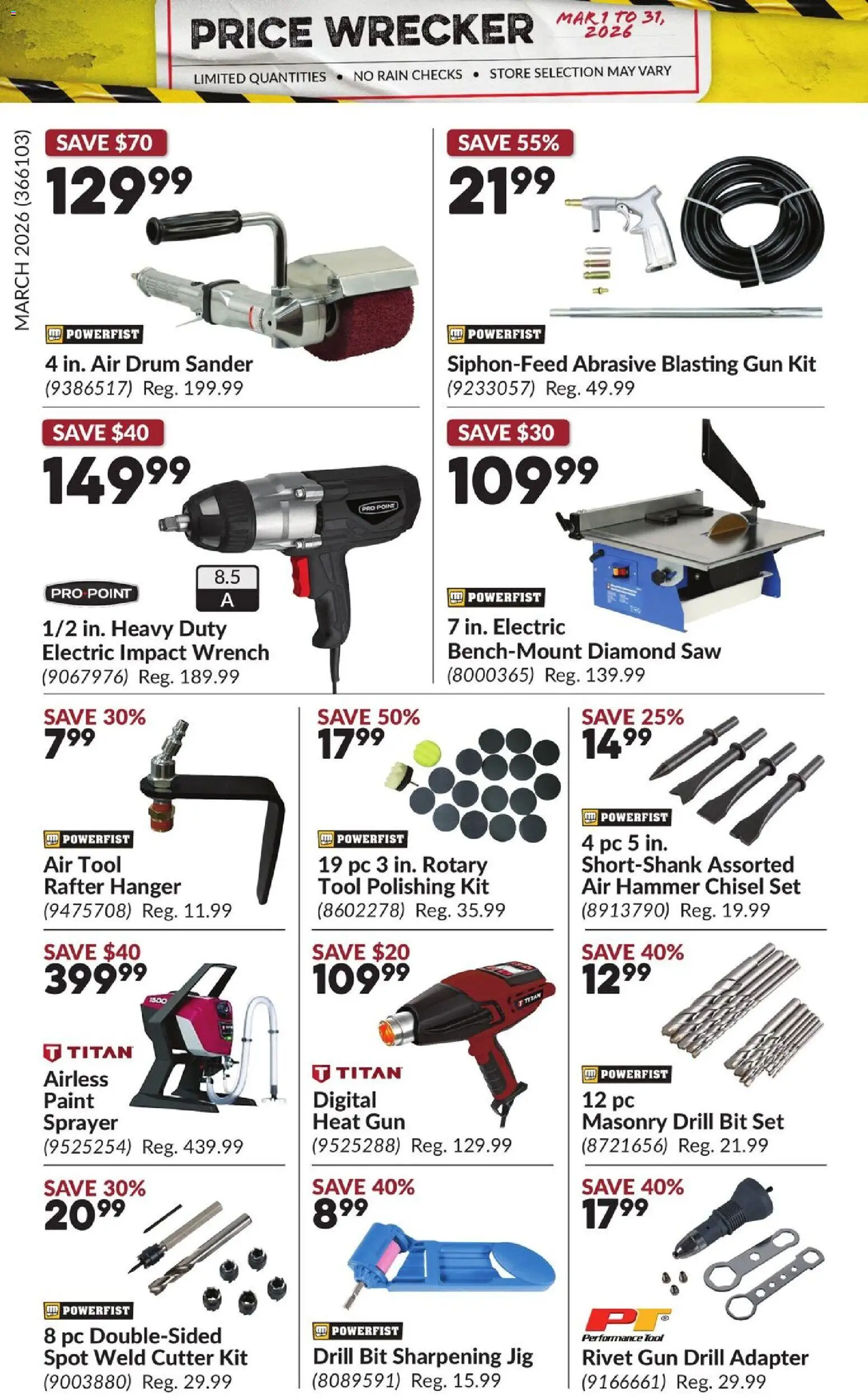 Princess Auto flyer - Price Wrecker - page 19- valid from Mar 1, 2026