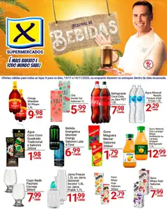 Pré-visualização X Supermercados - Ofertas Festival de Bebidas válida a partir de 13/11/2025