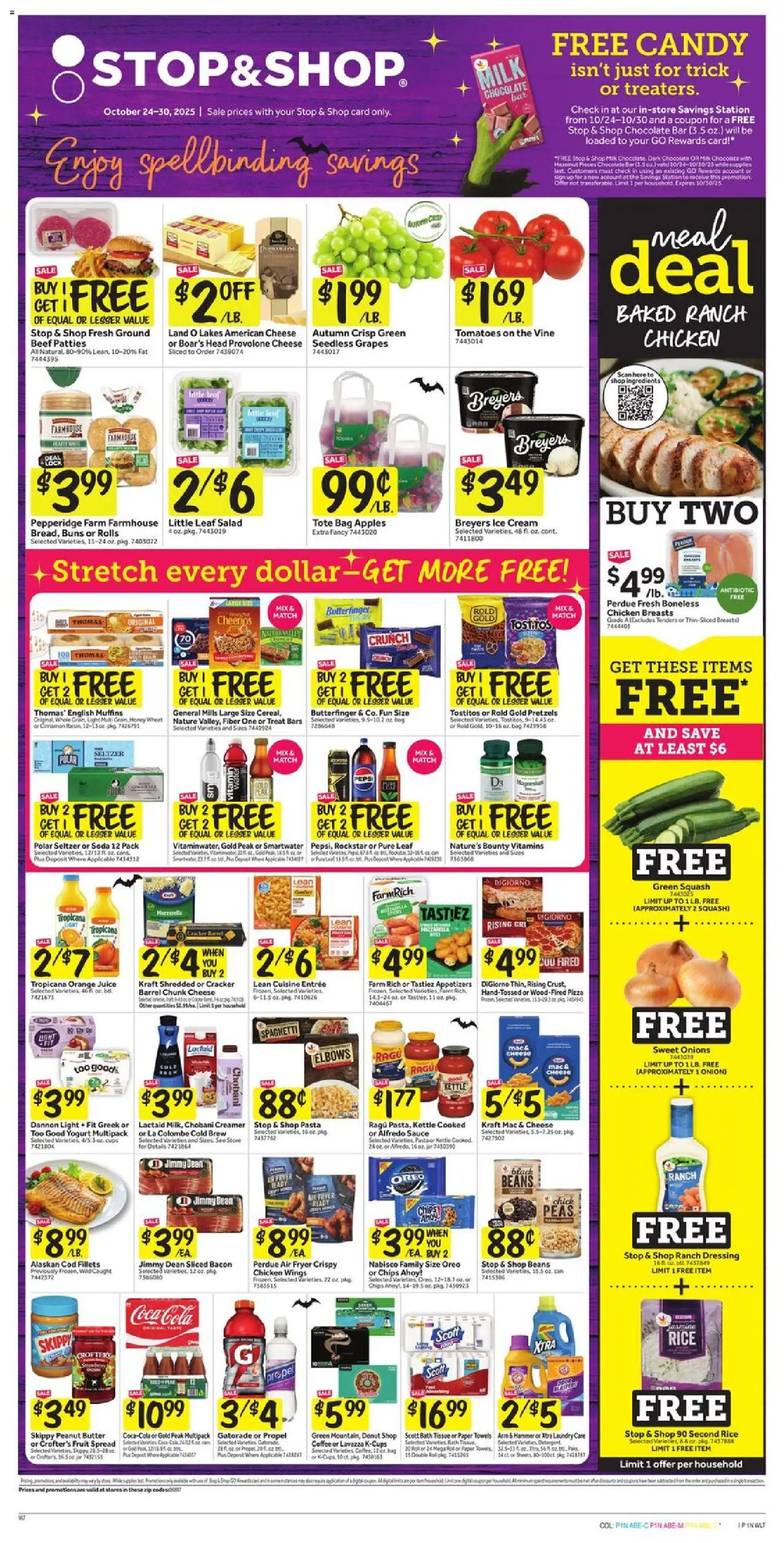 Stop & Shop Weekly Circular - CT - page 1- valid from 10/24/2025