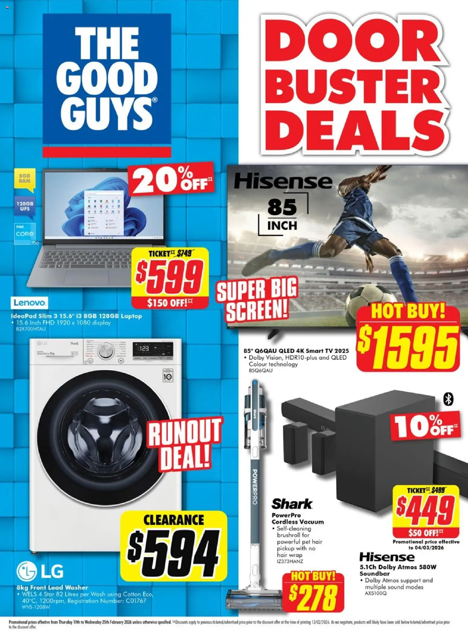 The Good Guys Catalogue  - page 1- valid from 18/02/2026