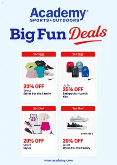 Preview Academy Sports Weekly Ad valid from 07/21/2025