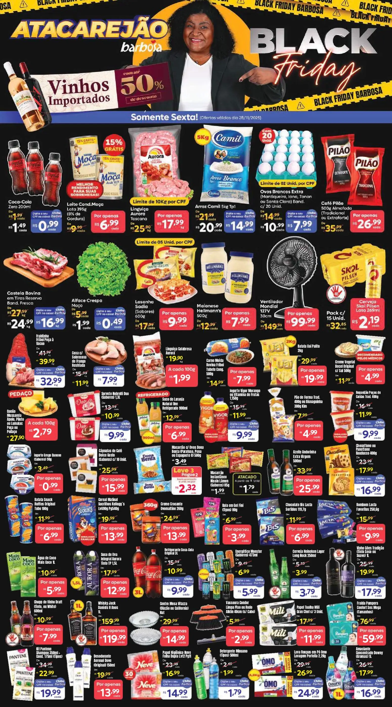 Barbosa Supermercados Black Friday - página 1- válido a partir de 28/11/2025
