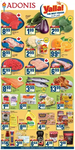 Preview Adonis weekly flyer valid from Apr 16, 2026