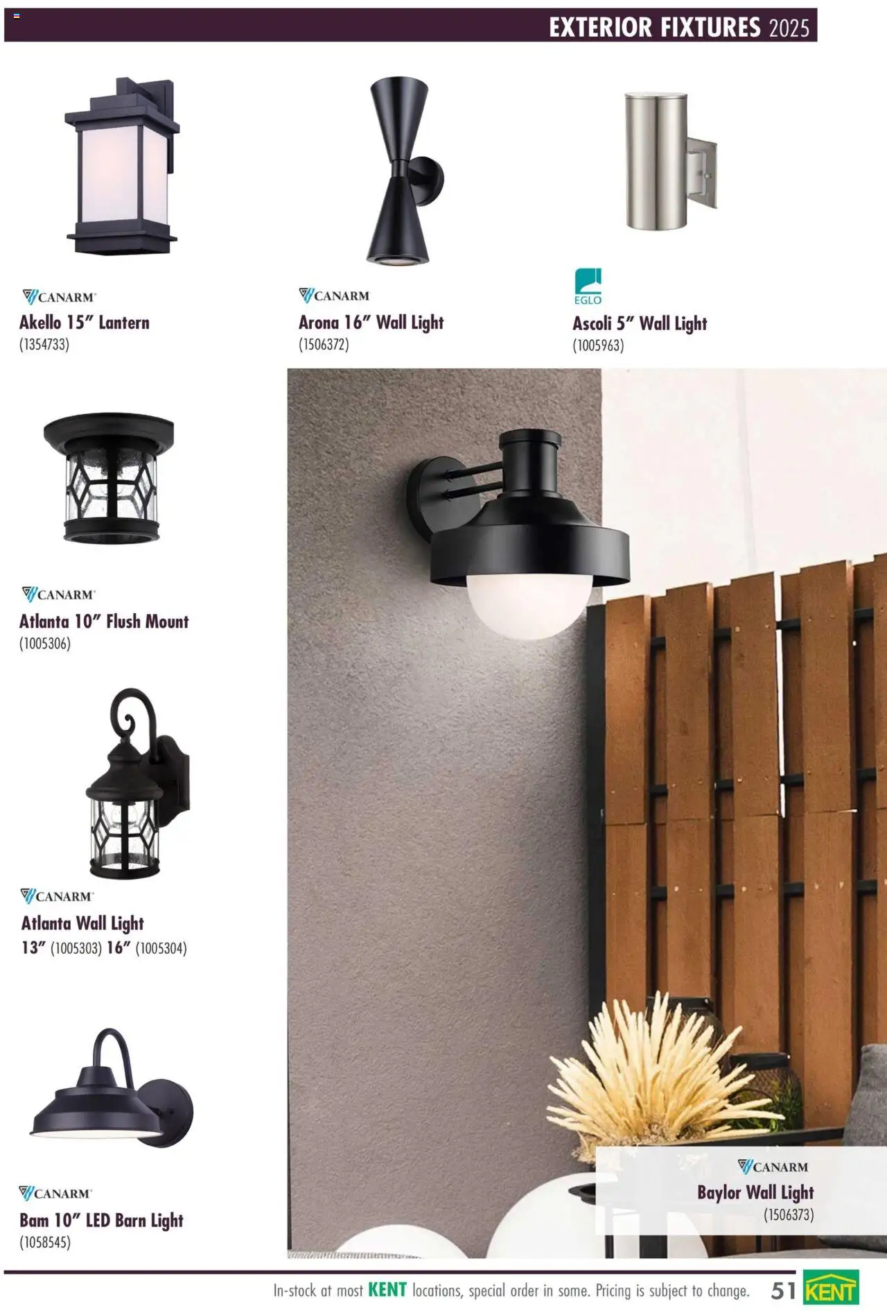 Kent - Lighting Catalogue 2025 - page 51- valid from Mar 1, 2025
