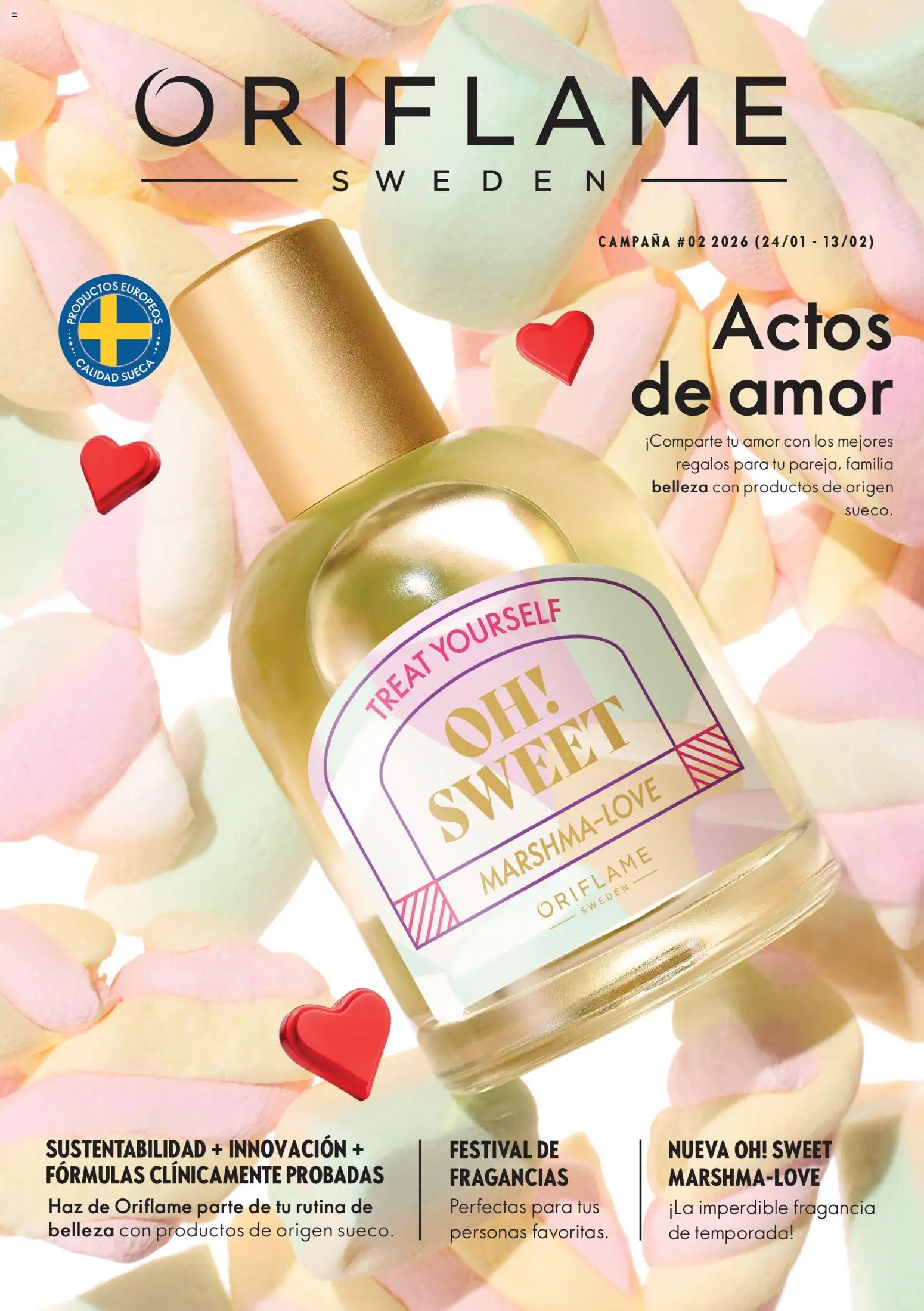 Oriflame campaña 2 2026 - página 1- válido desde 24/01/2026