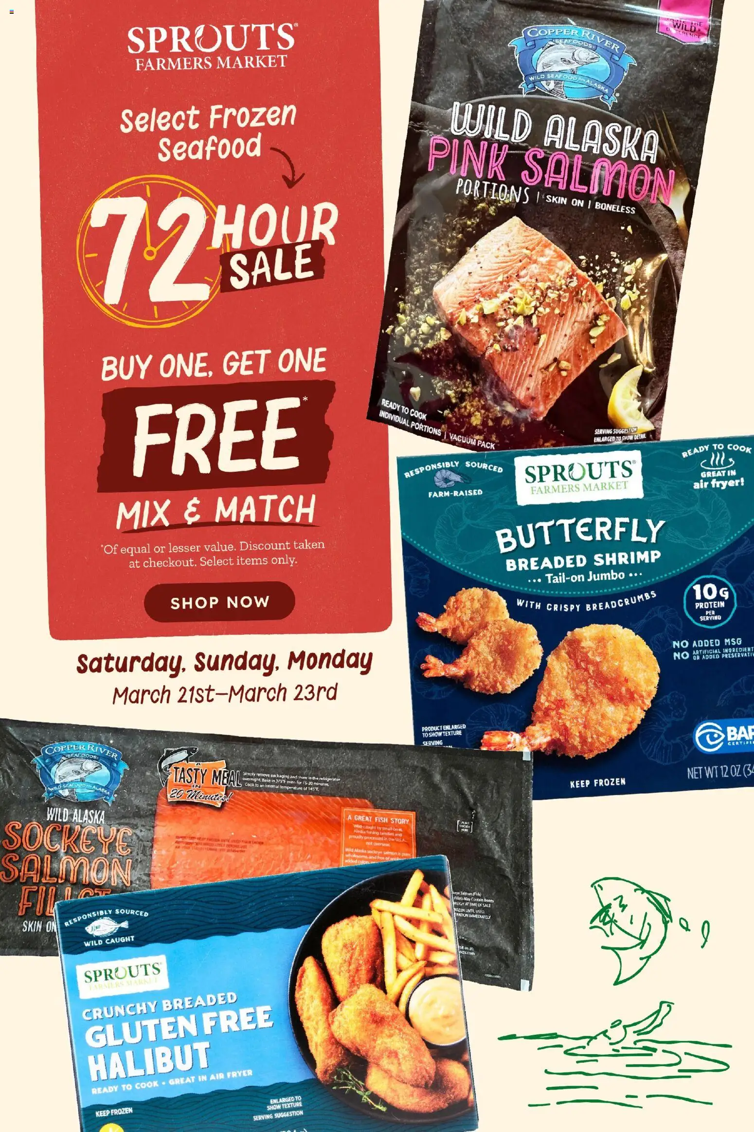 Sprouts Weekly Ad - page 1- valid from 03/18/2026