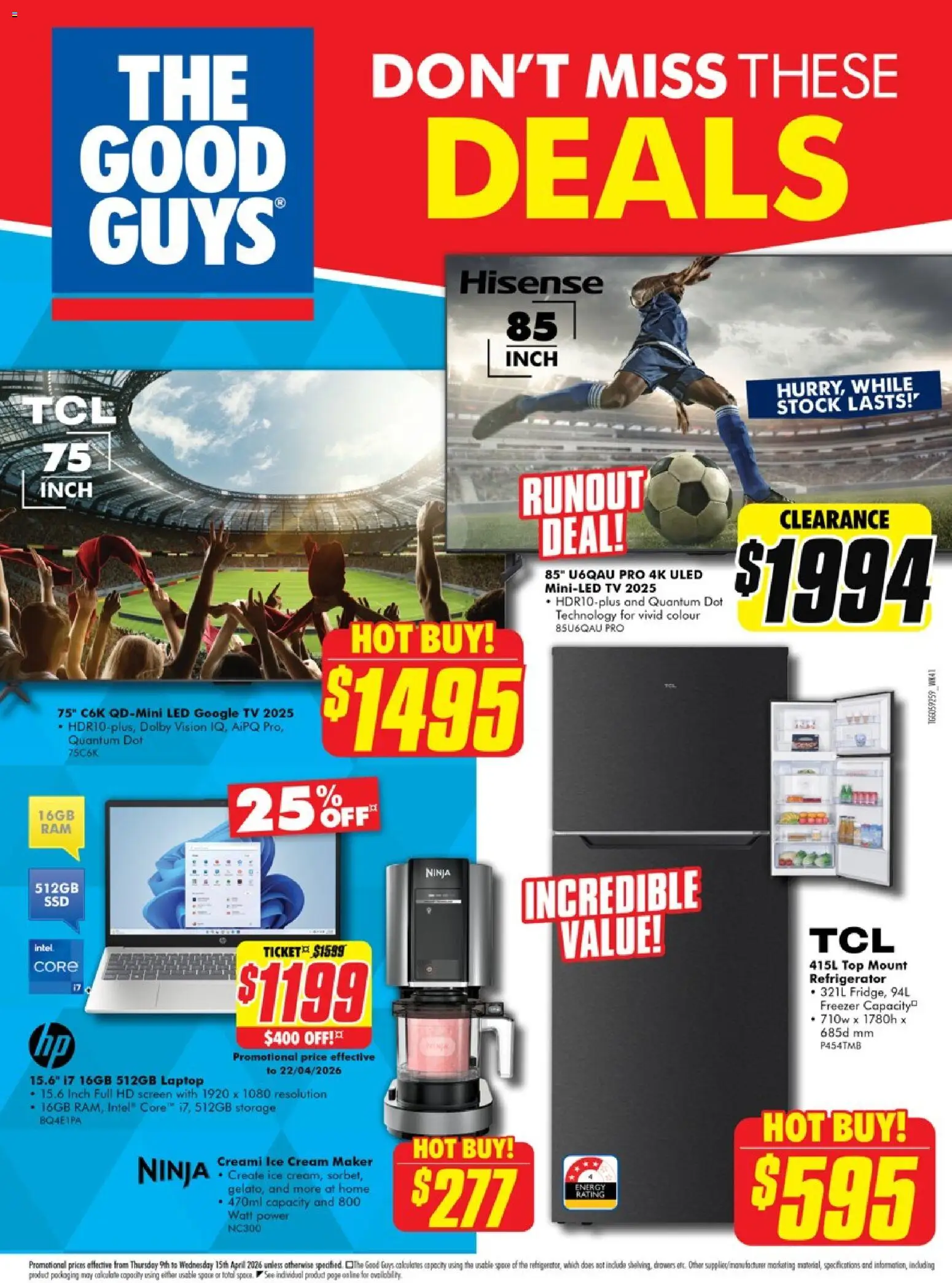 The Good Guys catalogue  - page 1- valid from 08/04/2026