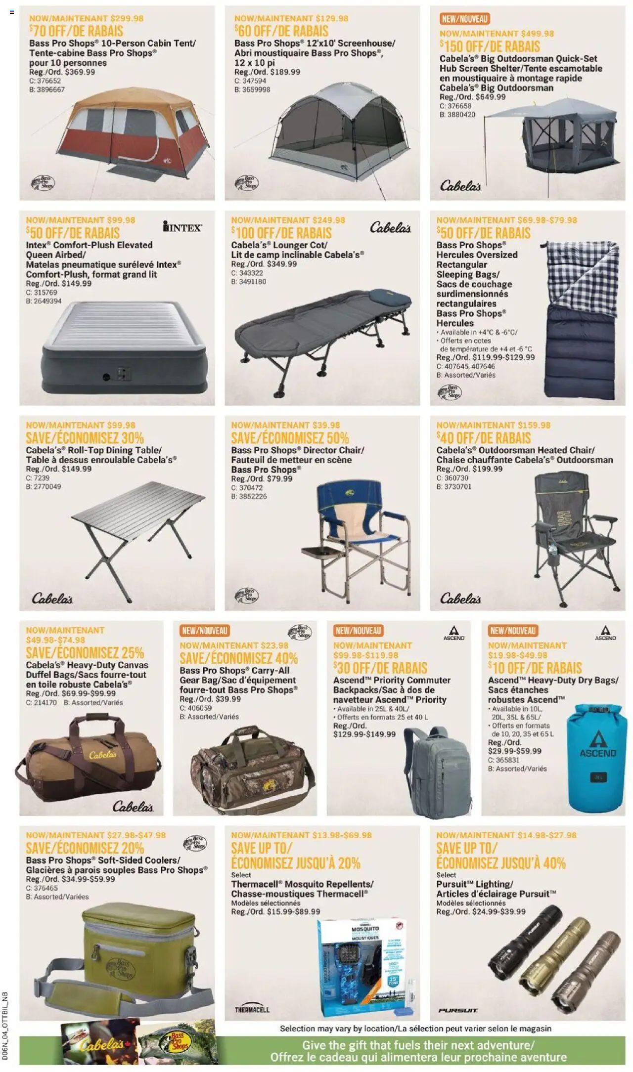 Cabelas weekly flyer / circulaire - page 5- valid from Jul 17, 2025