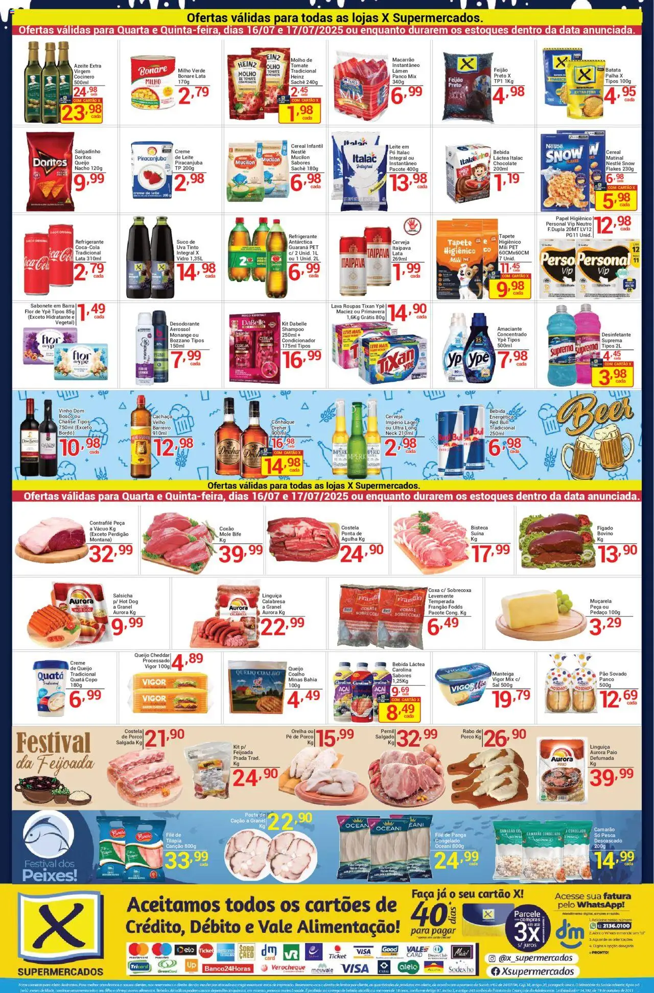 X Supermercados - Ofertas da semana - página 2- válido a partir de 16/07/2025
