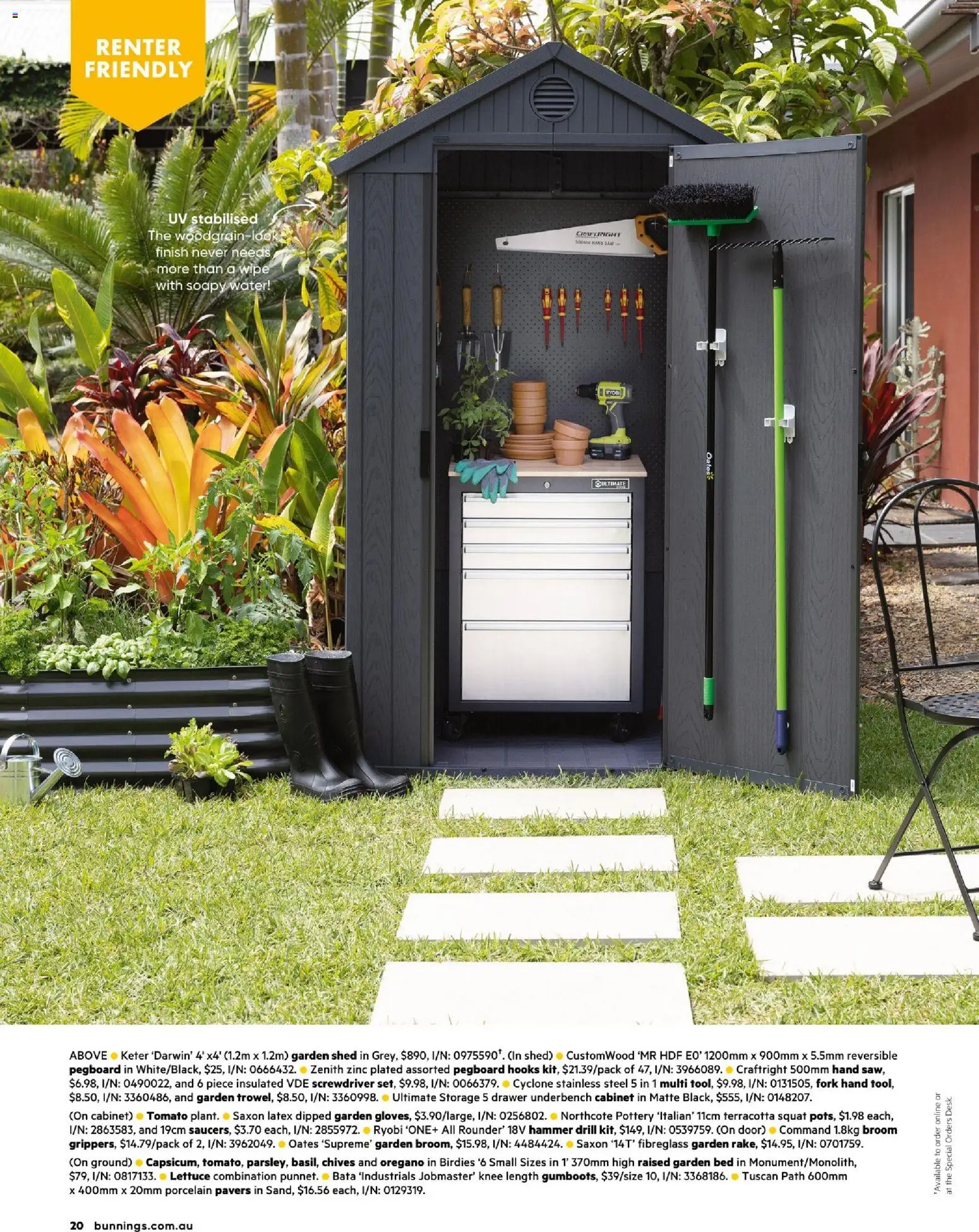 Catalogue Bunnings Warehouse January - page 20- valid from 01/01/2026