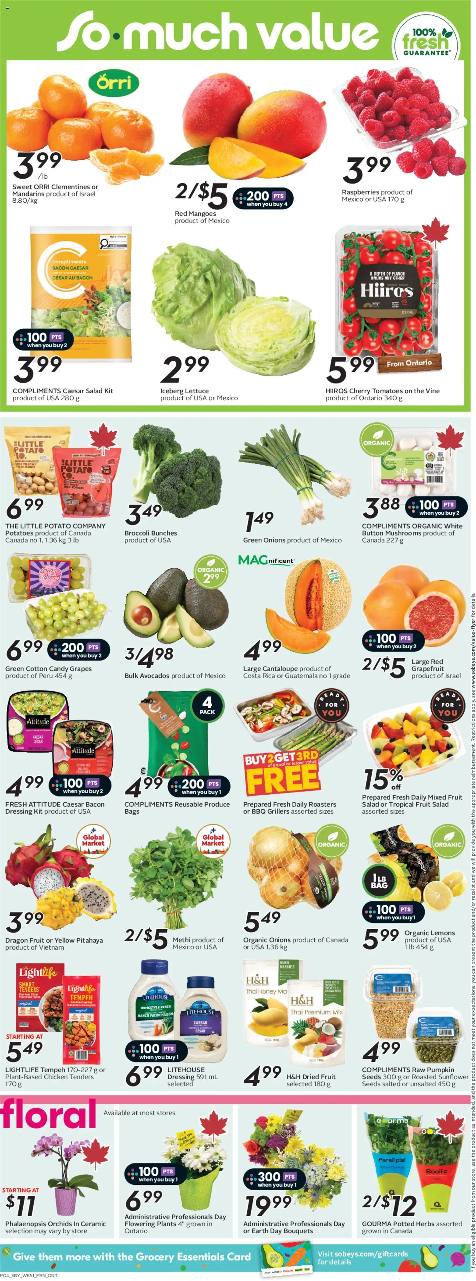 Sobeys weekly flyer / circulaire - page 7- valid from Apr 16, 2026