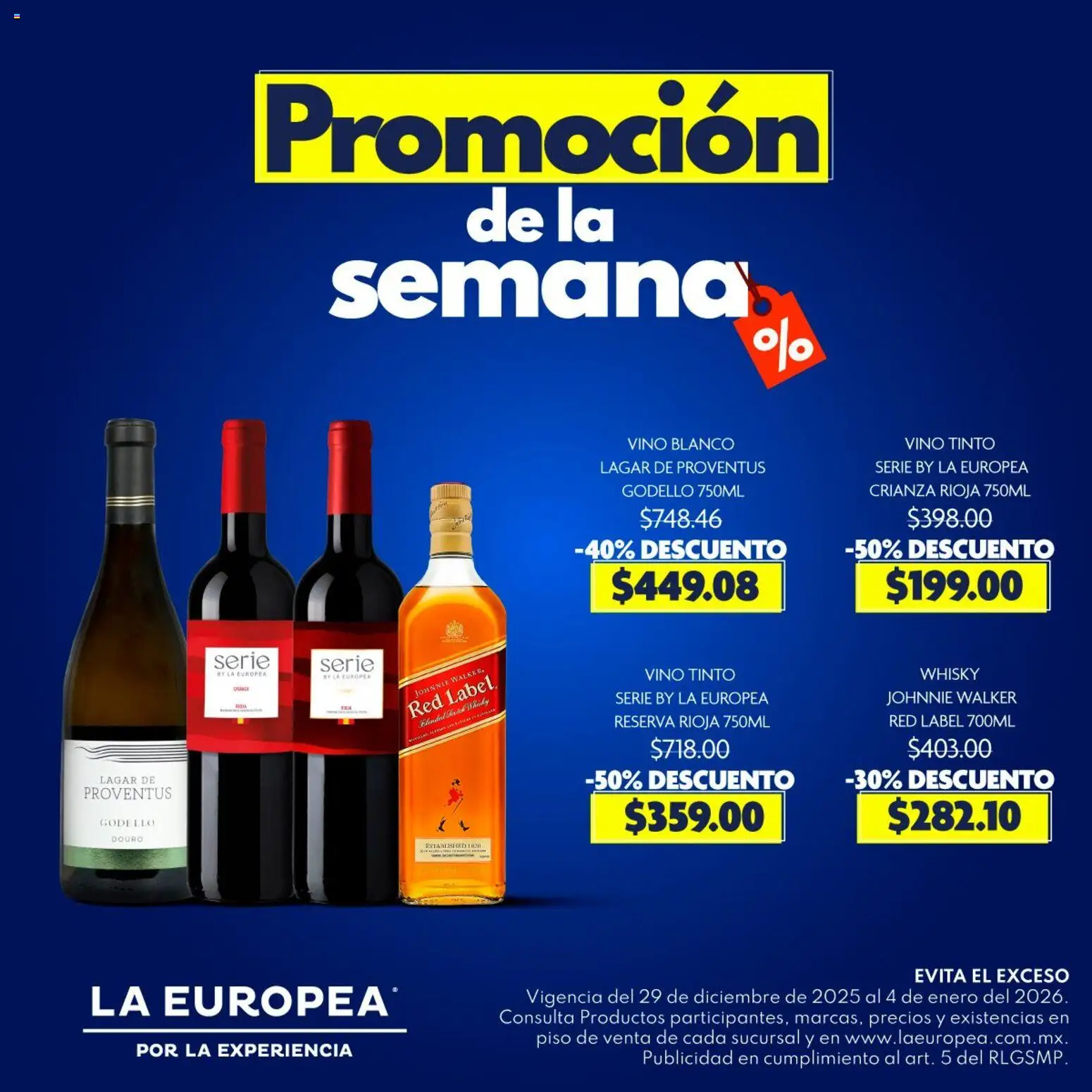 La Europea catálogo Promoción de la semana - página 1- válido desde 29/12/2025