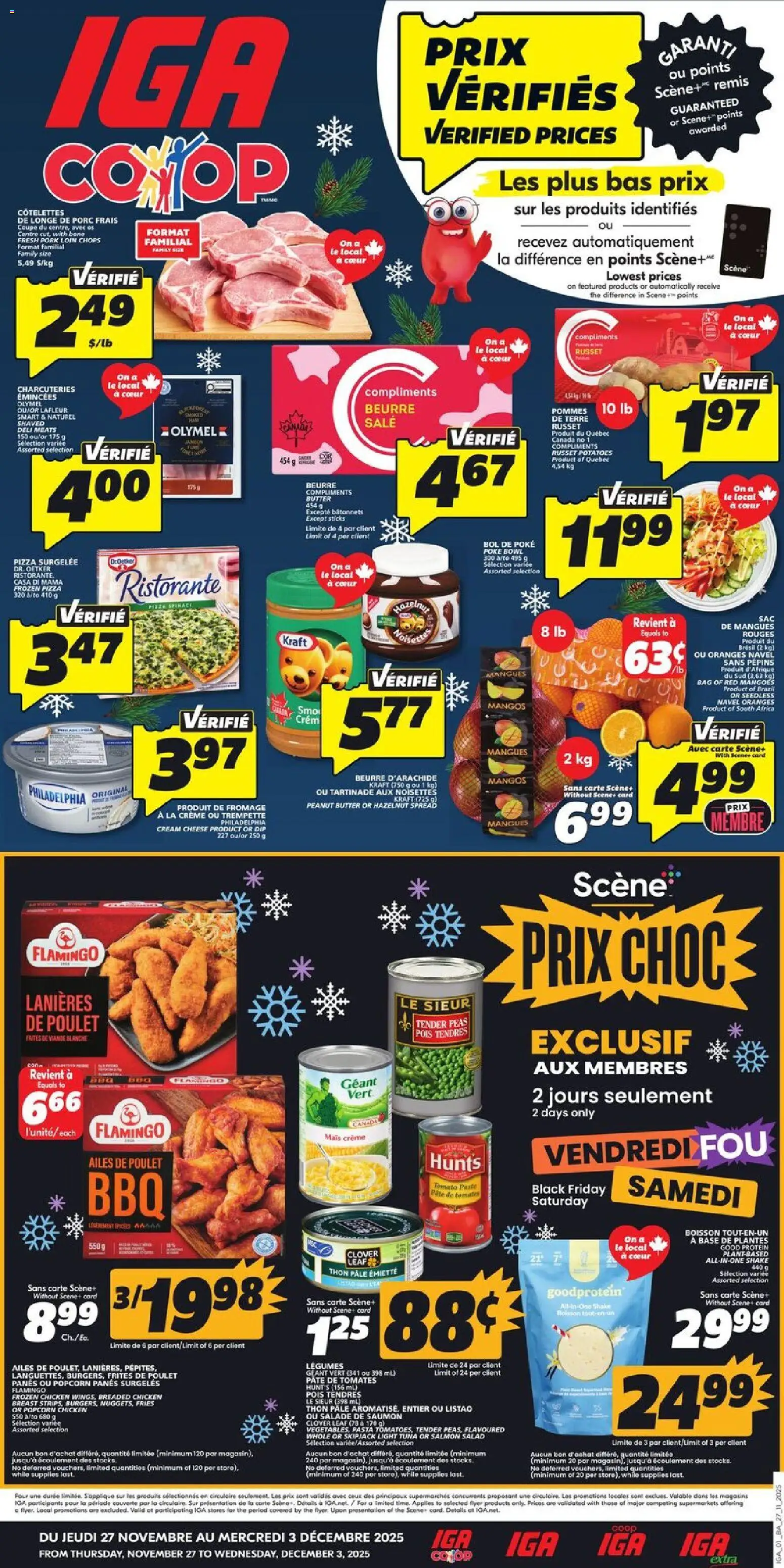IGA - Black Friday  - page 1- valid from Nov 27, 2025