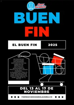 Farmacia Guadalajara Buen Fin  válido desde 13/11/2025