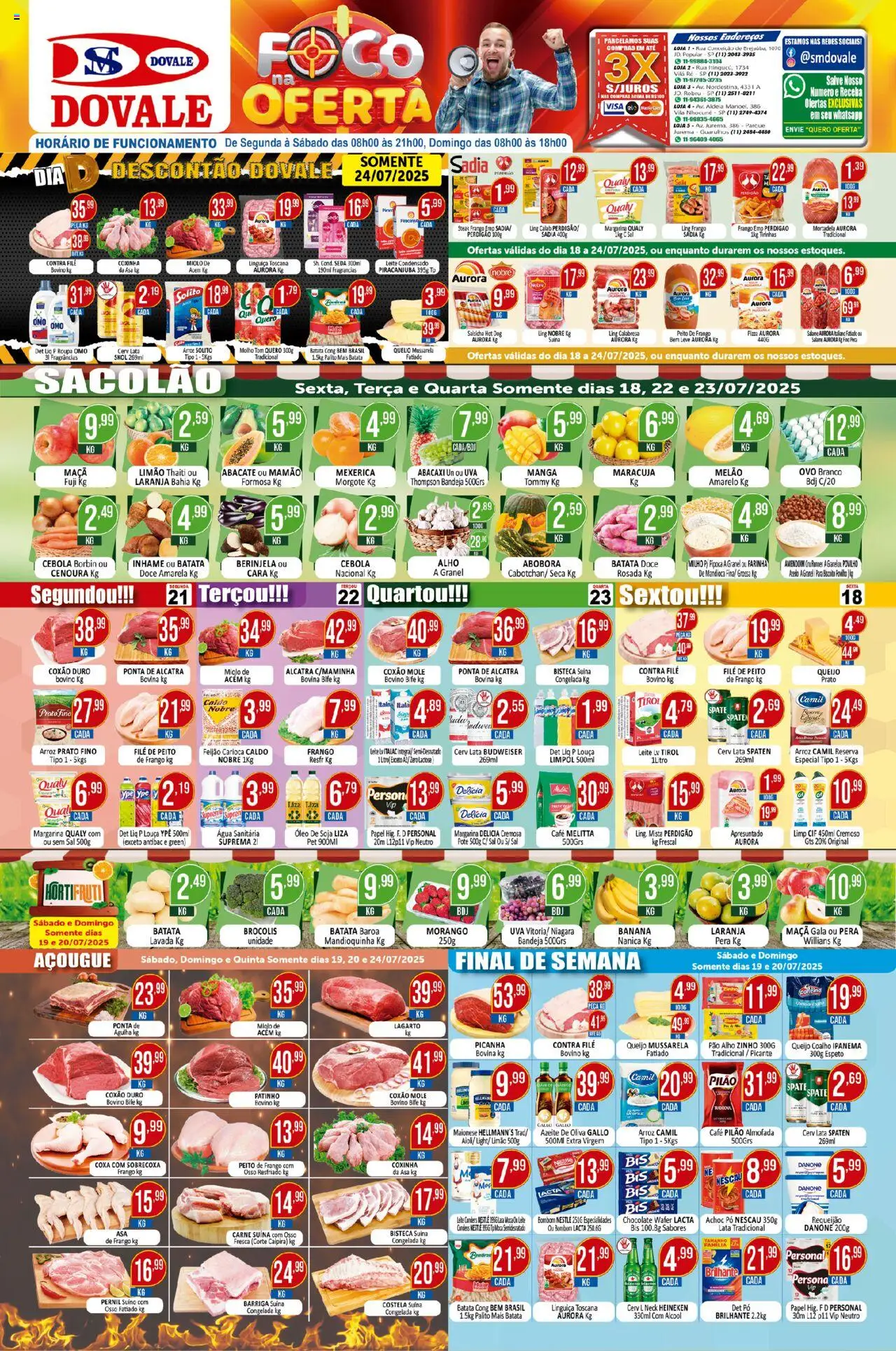 Dovale - Ofertas da semana - página 1- válido a partir de 18/07/2025
