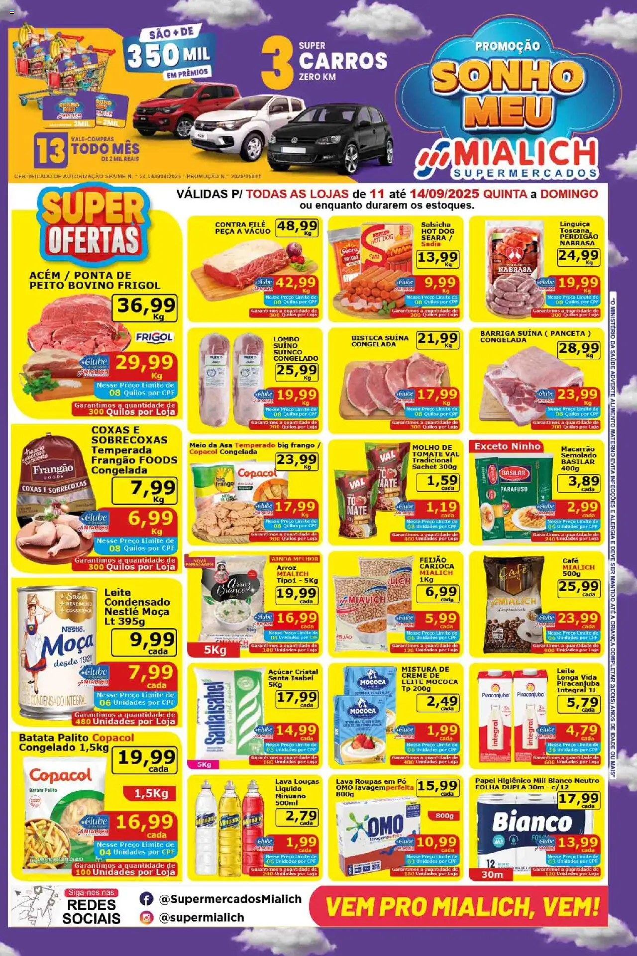 Mialich Supermercados - Ofertas da semana - página 1- válido a partir de 11/09/2025
