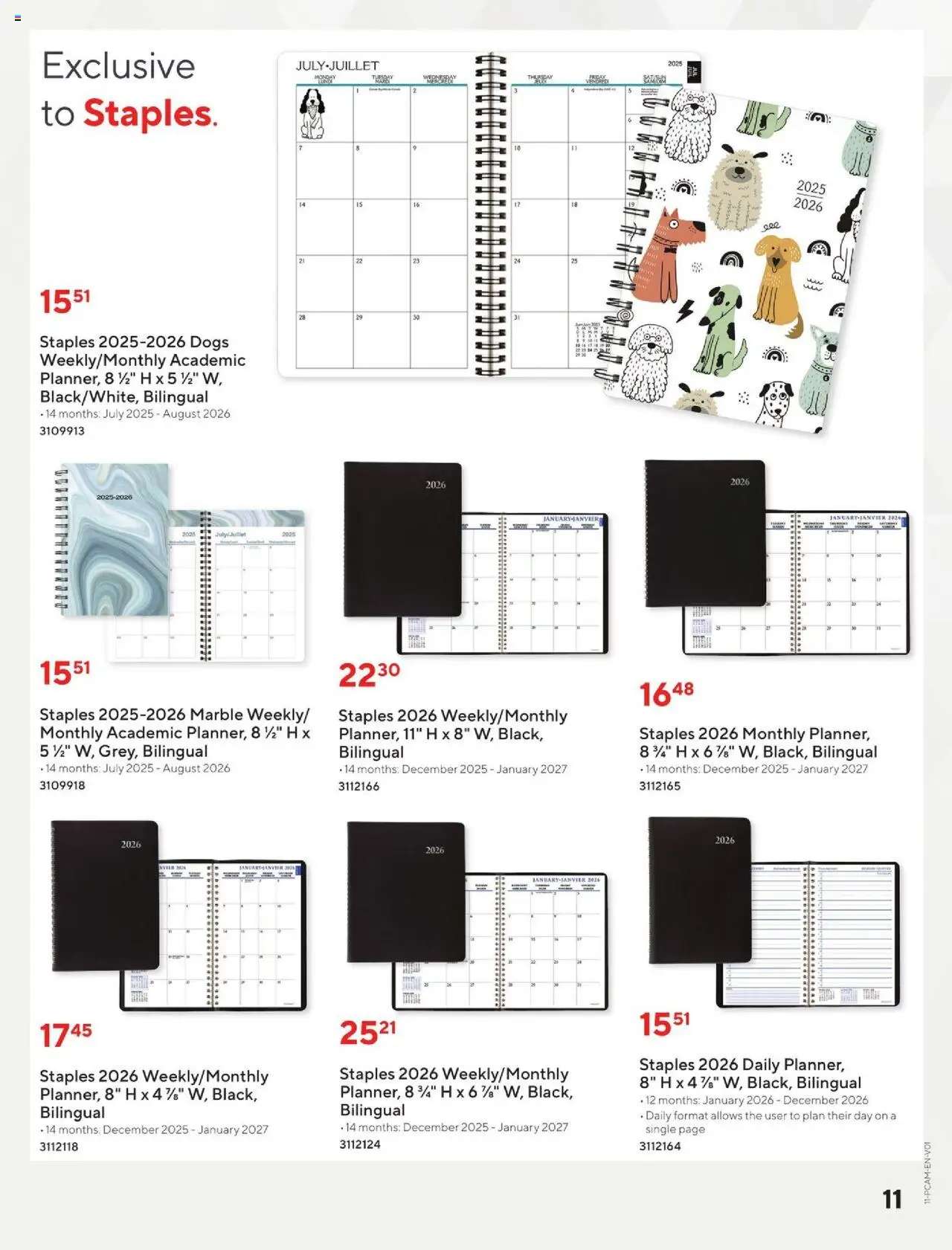 Staples - Catalog - Business  - page 11- valid from Aug 15, 2025