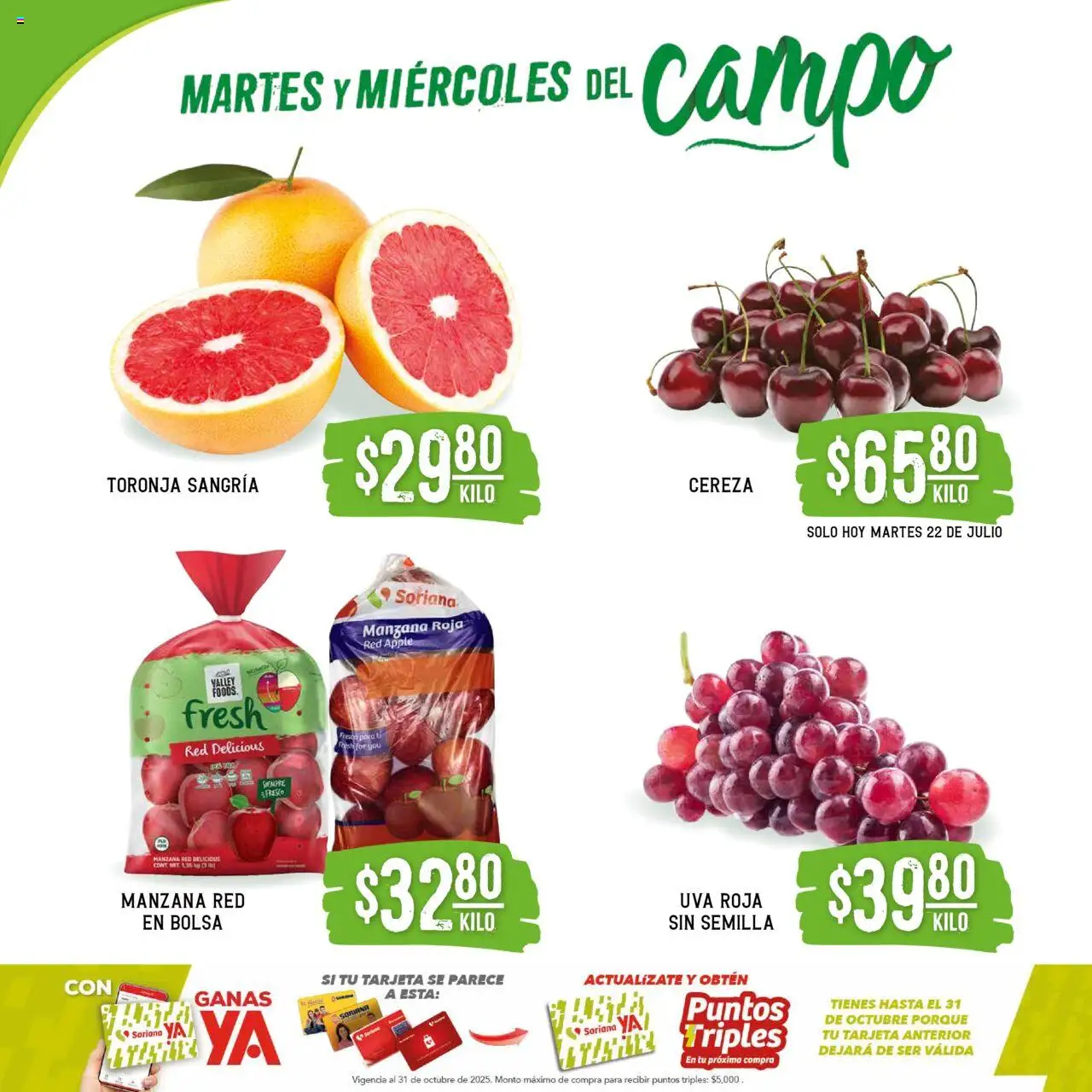 Soriana - Martes y Miércoles del Campo Súper: Chih, Delicias, Dur y Coah (excepto Saltillo) - página 2- válido desde 22/07/2025