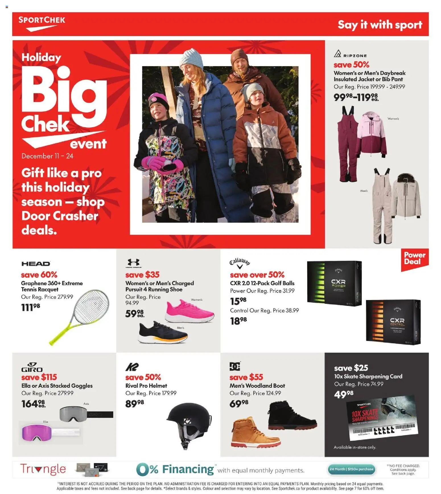 Sport Chek weekly flyer / circulaire - page 1- valid from Dec 11, 2025