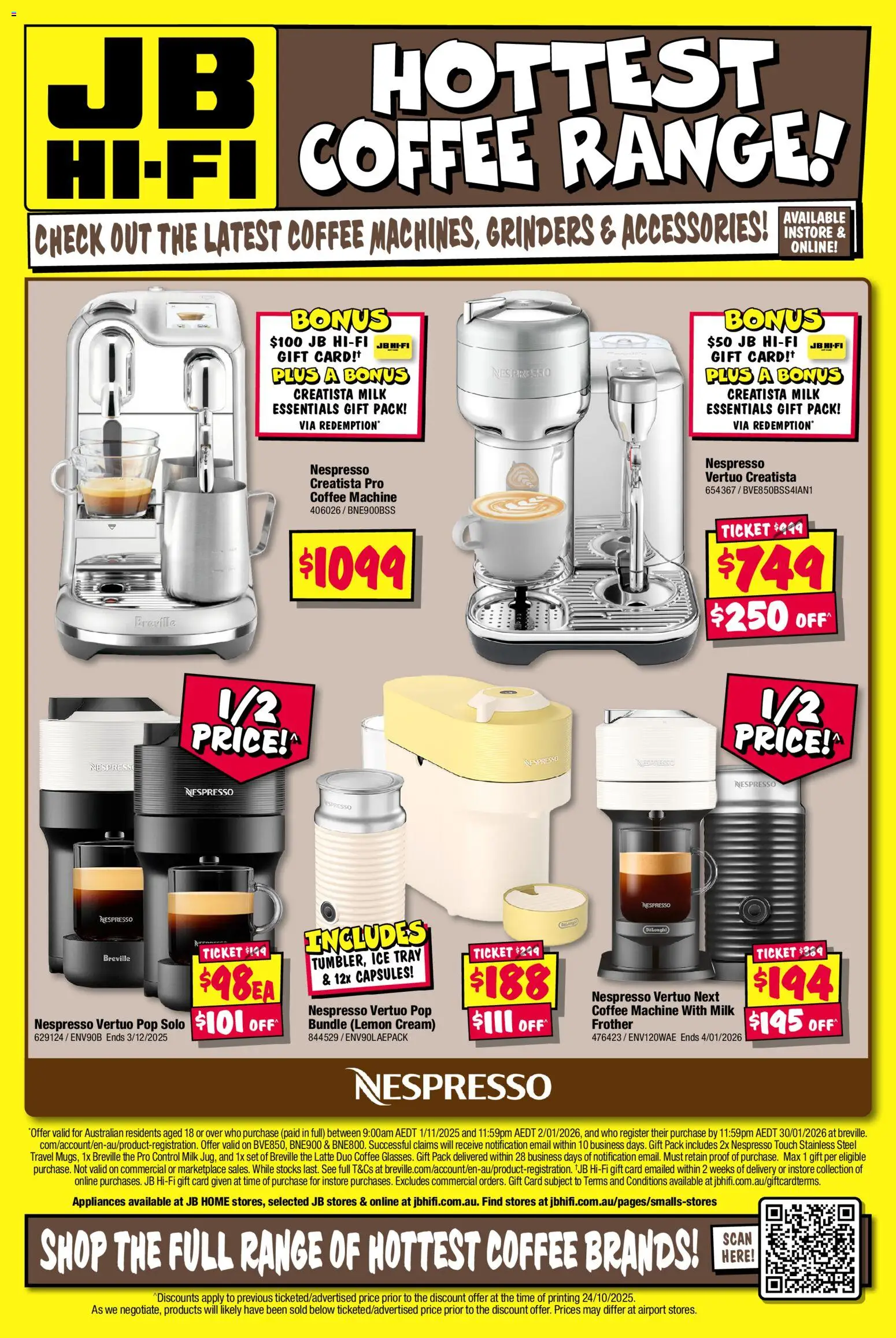 JB Hi-Fi Hottest Coffee Range - page 8- valid from 06/11/2025