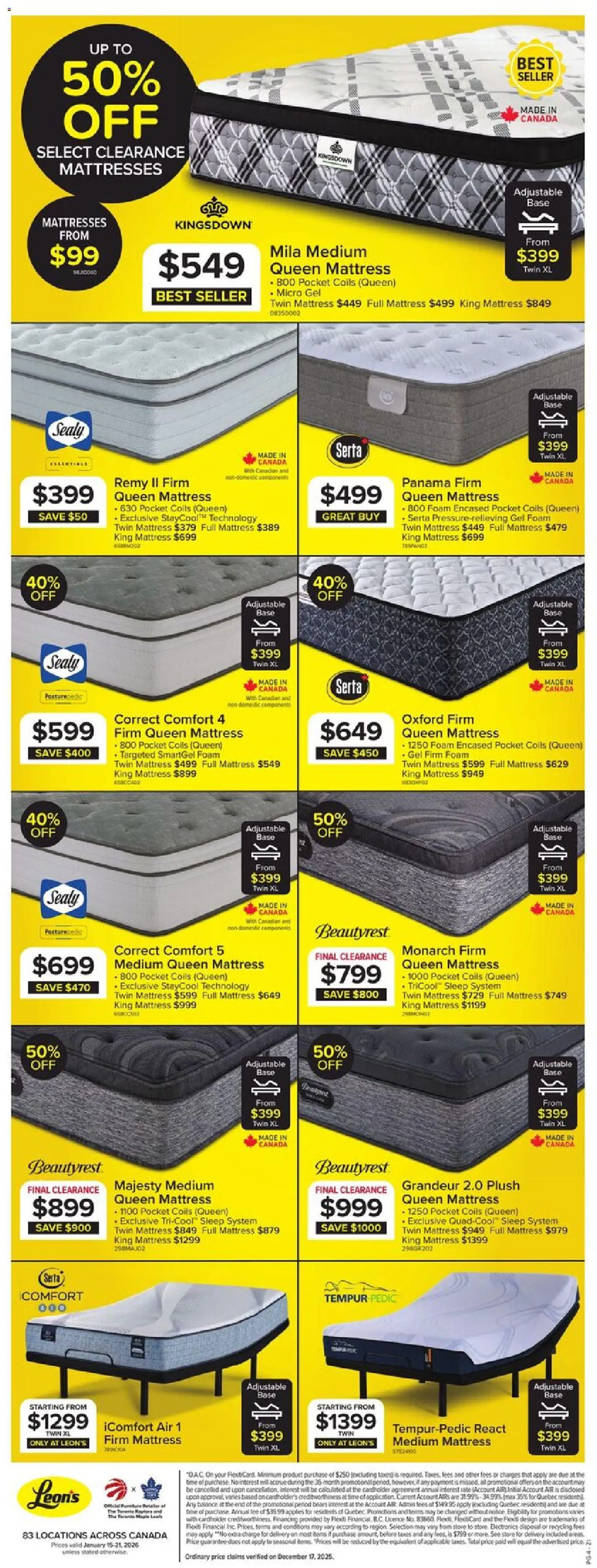 Leon's weekly flyer / circulaire - page 5- valid from Jan 15, 2026