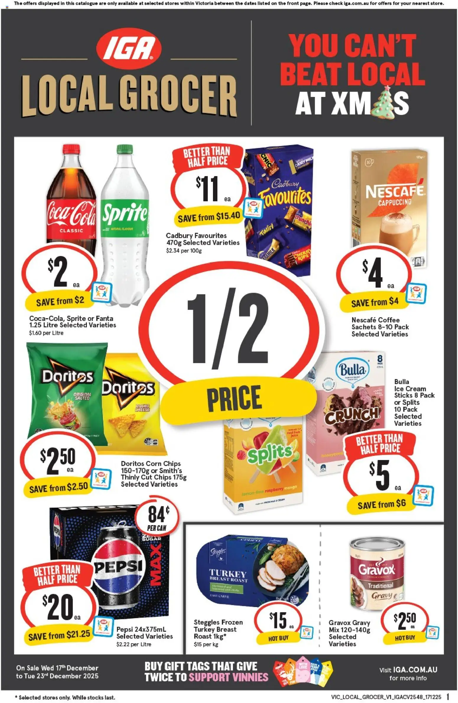 IGA Local Grocer VIC - page 1- valid from 17/12/2025