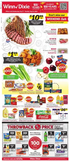 Preview Winn Dixie Weekly Ad valid from 09/17/2025