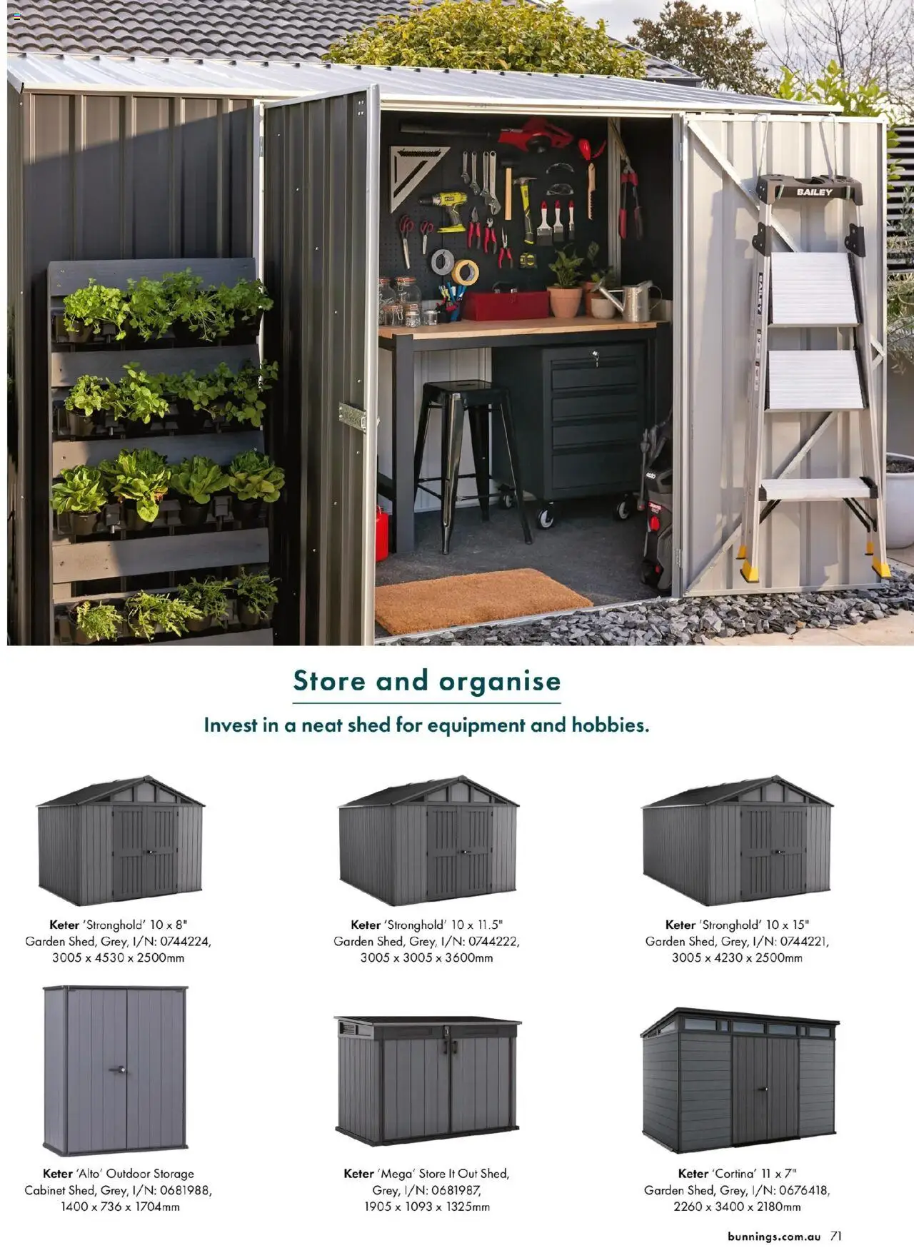 Bunnings Warehouse Outdoor Style Magazine 2025/26 - page 71- valid from 25/08/2025