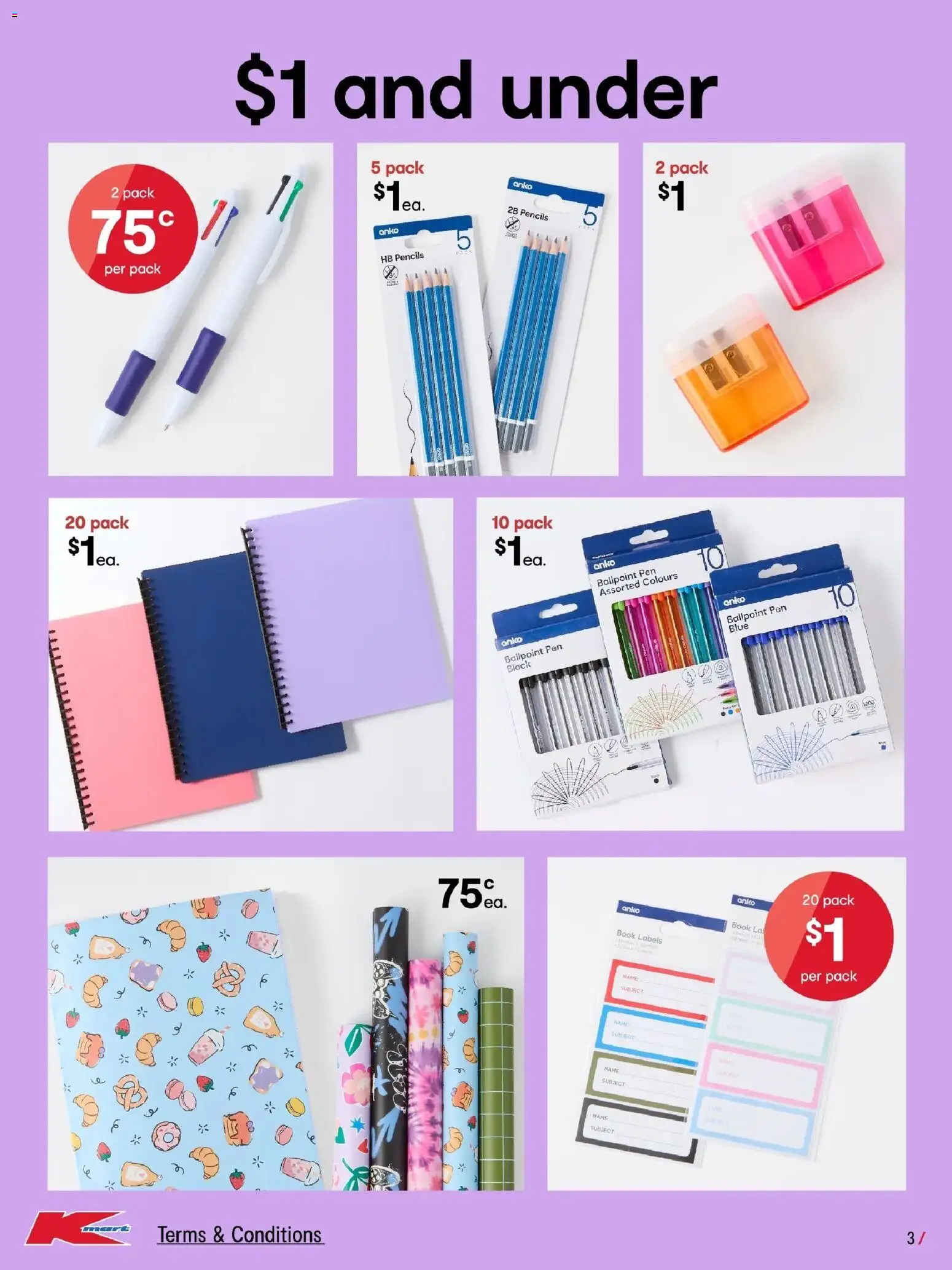Kmart  Catalogue  - page 3- valid from 08/01/2026