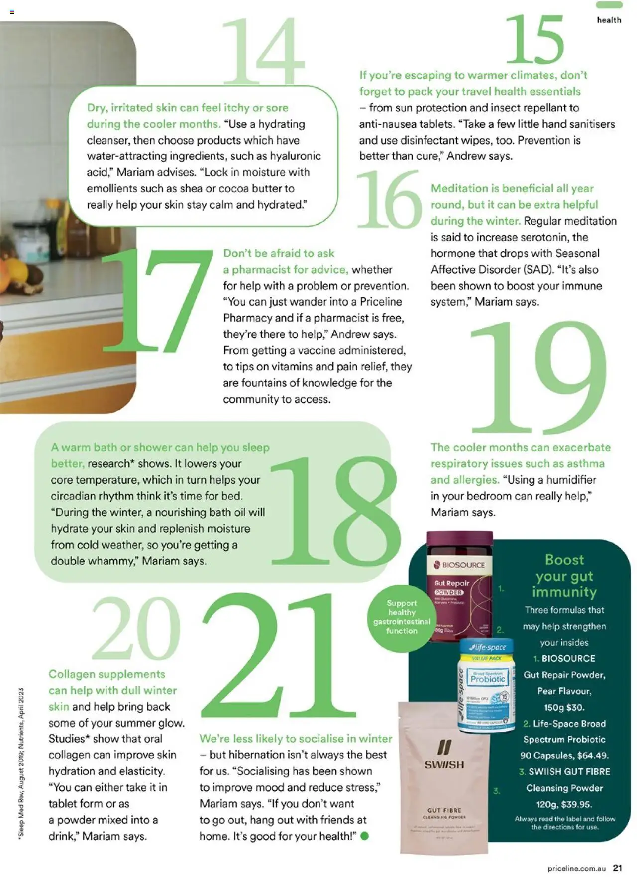 Priceline Pharmacy Autumn Magazine - page 21- valid from 20/02/2025