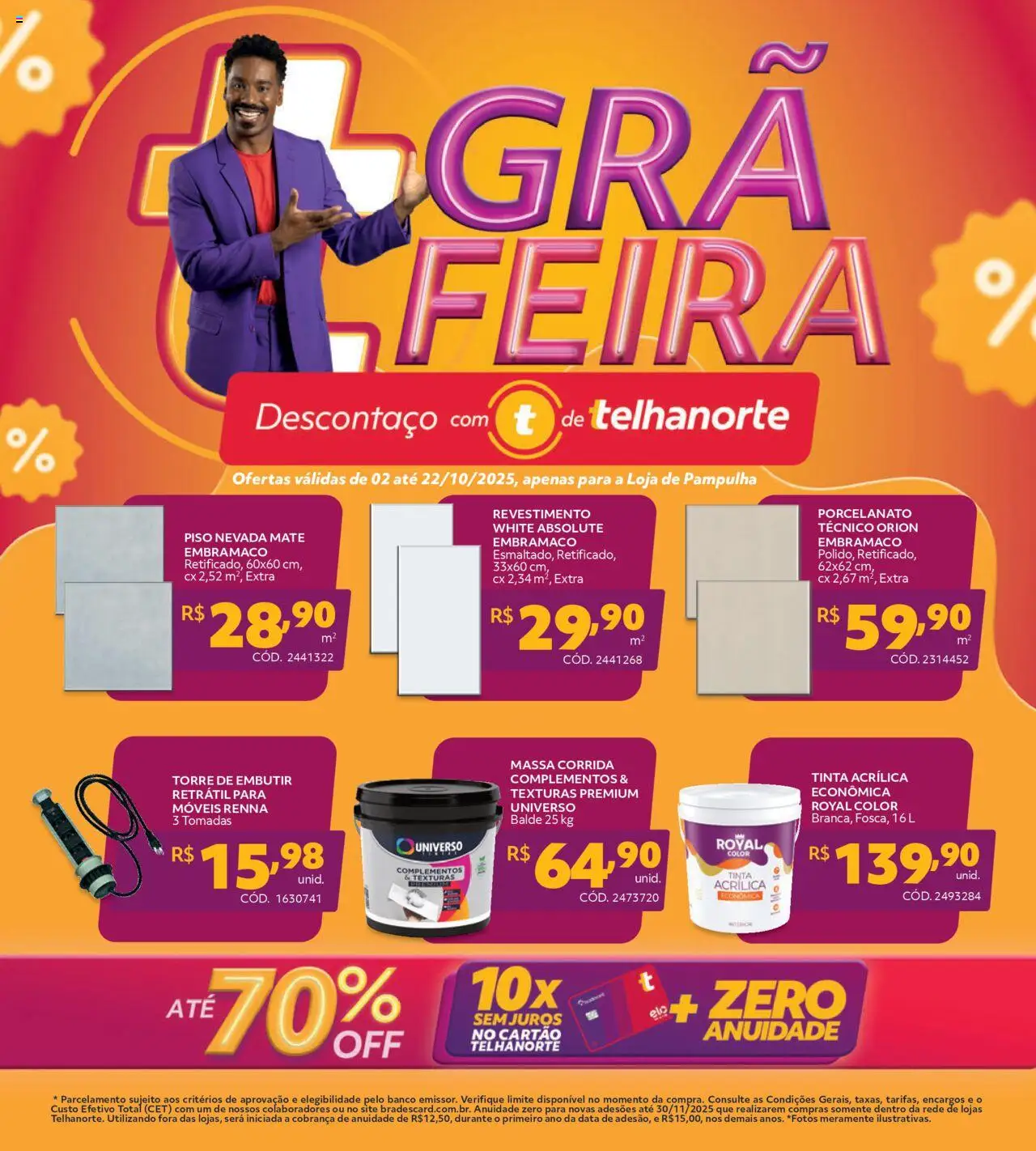 Telhanorte - Ofertas atuais - página 1- válido a partir de 02/10/2025
