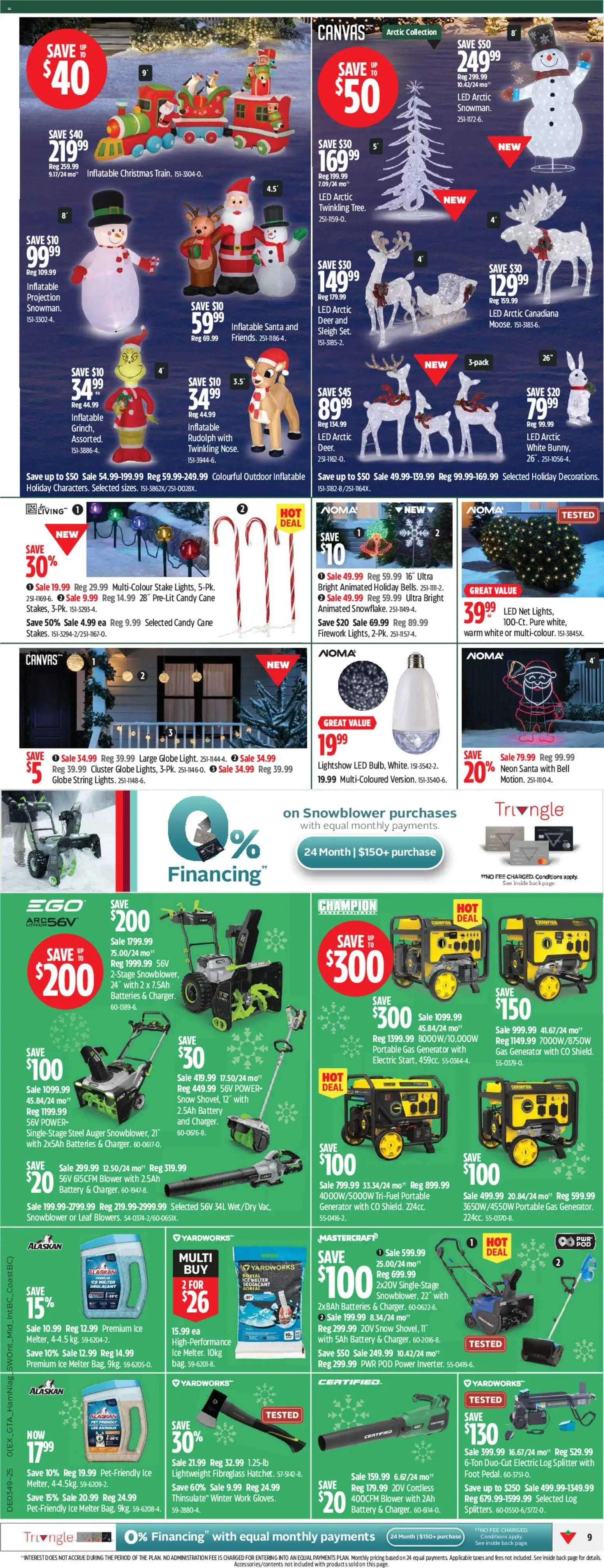 Canadian Tire weekly flyer - page 9- valid from Nov 27, 2025
