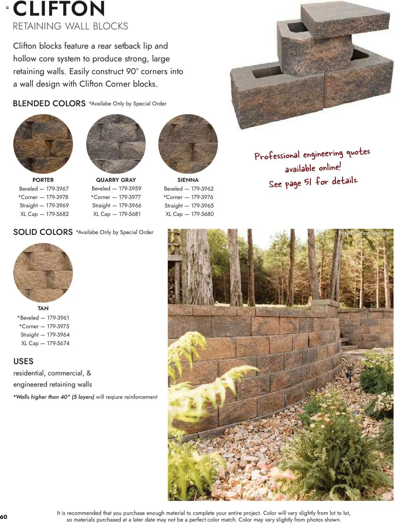 Menards Landscape Concrete Block - page 60- valid from 03/13/2025