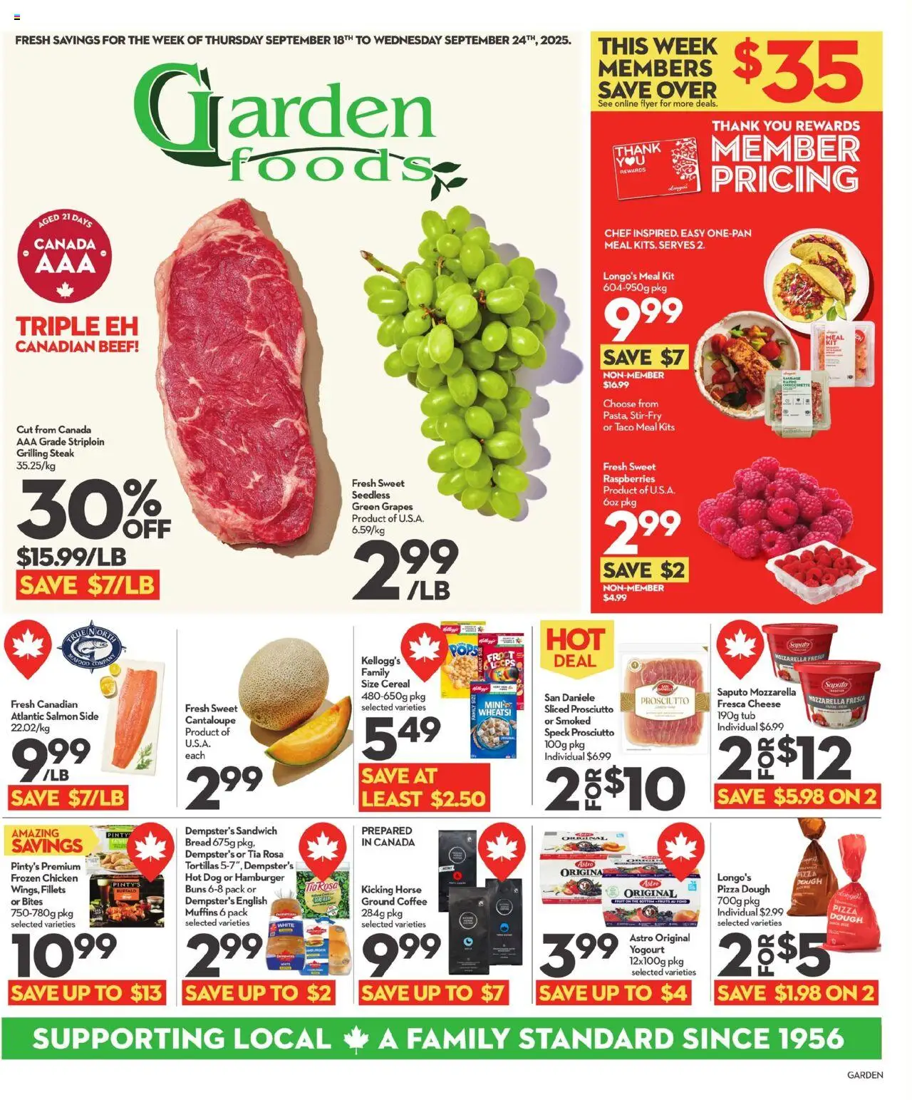 Longo's - Garden Foods - page 1- valid from Sep 18, 2025