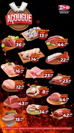 Pré-visualização Dovale ofertas do Açougue válida a partir de 02/04/2026