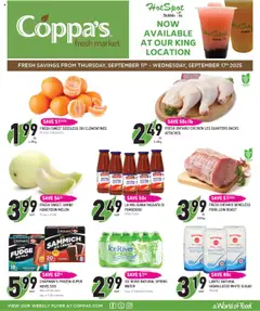 Preview Coppas Fresh Market weekly flyer / circulaire valid from Sep 11, 2025