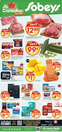 Preview Sobeys weekly flyer / circulaire valid from Apr 23, 2026