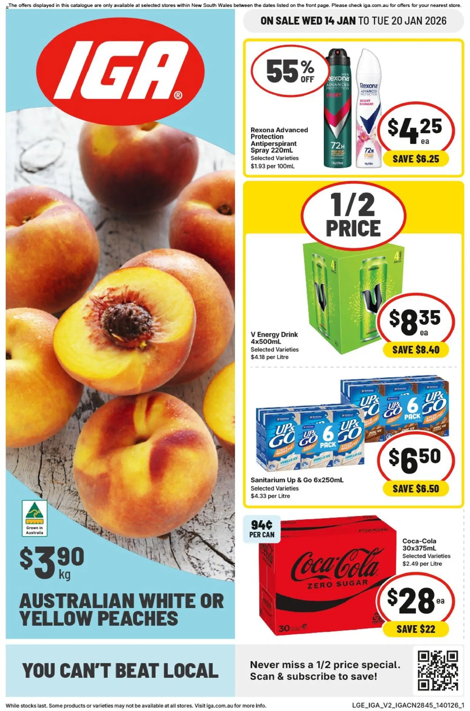 IGA Catalogue NSW - page 1- valid from 14/01/2026