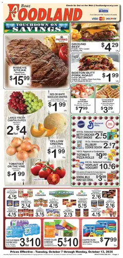 Preview Foodland Weekly Ad valid from 10/07/2025