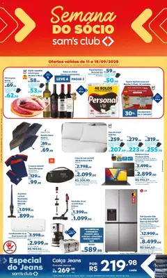 Pré-visualização Sam's Club - Ofertas Hardsell Semana do Sócio válida a partir de 11/09/2025