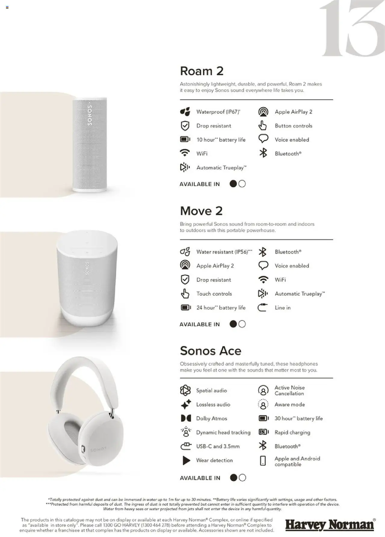 Harvey Norman - House of Sonos Audio Buyers Guide - page 13- valid from 27/09/2025