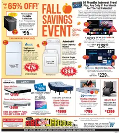 Preview ABC Warehouse Weekly Ad valid from 09/14/2025