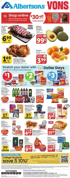 Preview Vons Weekly Ad valid from 09/03/2025