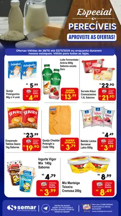 Pré-visualização Semar Supermercado - Ofertas Especial Perecíveis válida a partir de 28/10/2025