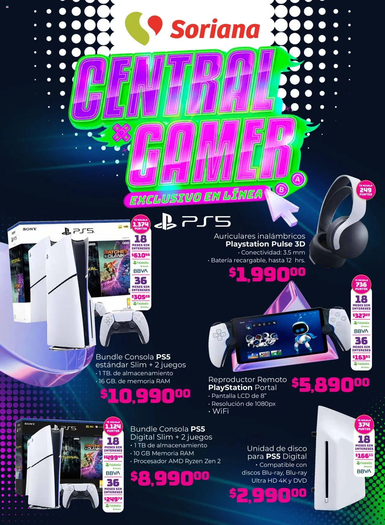 Soriana - Central Gamer Exclusivo en línea - página 1- válido desde 31/07/2025
