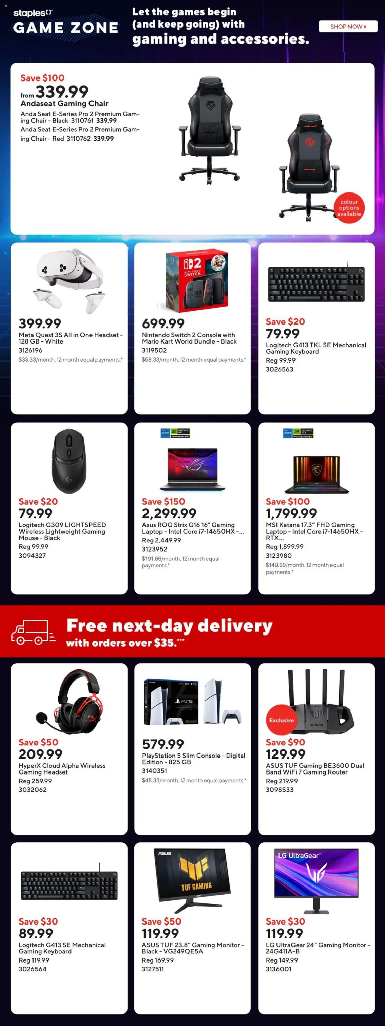 Staples weekly flyer / circulaire - page 7- valid from Feb 27, 2026