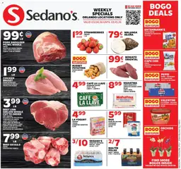 Preview Sedano's Weekly Ad valid from 03/04/2026