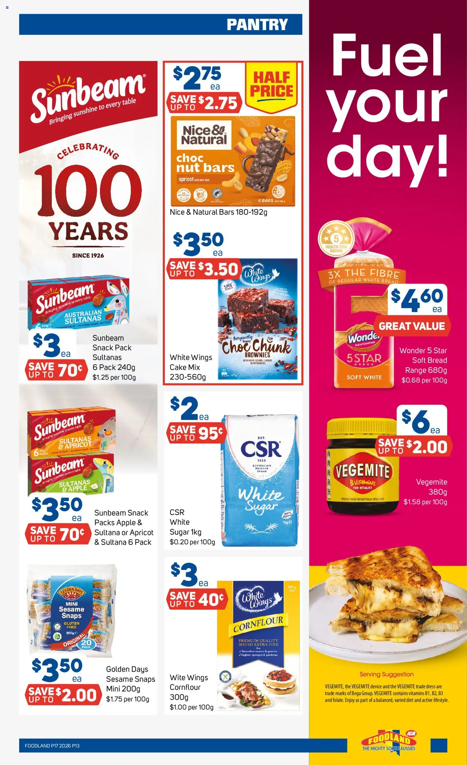 Foodland catalogue  - page 13- valid from 22/04/2026